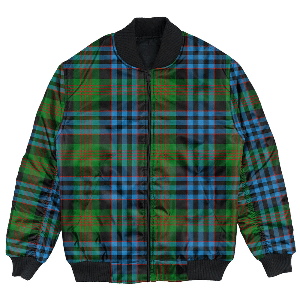 Clan Newlands of Lauriston Tartan Clan Bomber Jacket OH46 Newlands of Lauriston Tartan Tartan Bomber Jacket