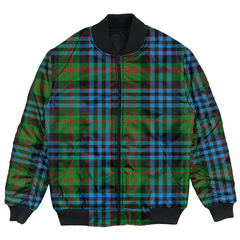 Clan Newlands of Lauriston Tartan Clan Bomber Jacket OH46 Newlands of Lauriston Tartan Tartan Bomber Jacket