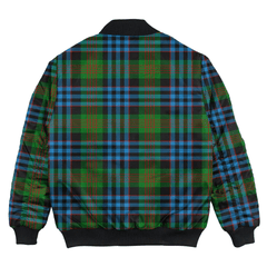 Clan Newlands of Lauriston Tartan Clan Bomber Jacket OH46 Newlands of Lauriston Tartan Tartan Bomber Jacket