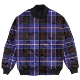 Clan Dunlop Modern Tartan Bomber Jacket JQ97 Dunlop Modern Tartan Tartan Bomber Jacket