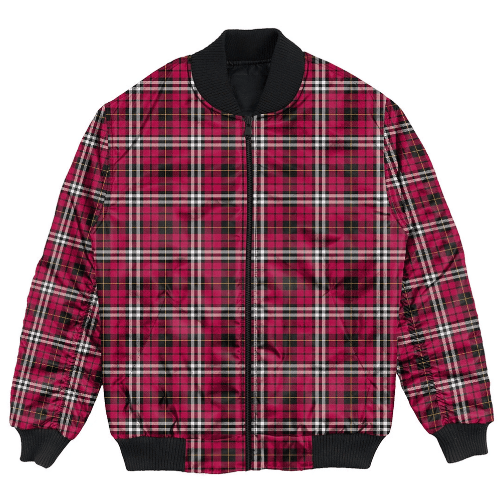 Clan Little Tartan Clan Bomber Jacket HY30 Little Tartan Tartan Bomber Jacket