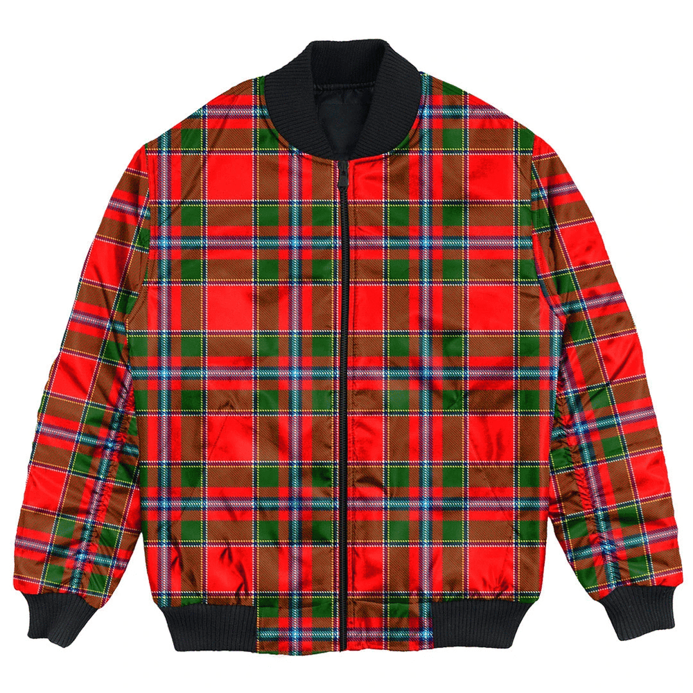 Clan Perthshire District Tartan Clan Bomber Jacket SY44 Perthshire District Tartan Tartan Bomber Jacket
