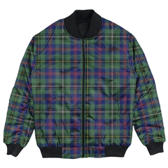 Clan Wood Modern Tartan Clan Bomber Jacket ML81 Wood Modern Tartan Tartan Bomber Jacket