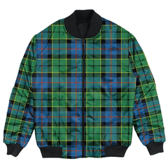 Clan Forsyth Ancient Tartan Clan Bomber Jacket GE89 Forsyth Ancient Tartan Tartan Bomber Jacket