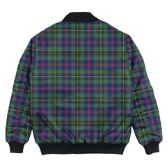 Clan Wood Modern Tartan Clan Bomber Jacket ML81 Wood Modern Tartan Tartan Bomber Jacket