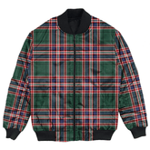 Clan MacFarlane Hunting Modern Tartan Bomber Jacket HB90 MacFarlane Hunting Modern Tartan Tartan Bomber Jacket