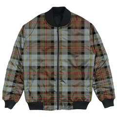 Clan MacLeod of Harris Weathered Tartan Bomber Jacket HP58 MacLeod of Harris Weathered Tartan Tartan Bomber Jacket