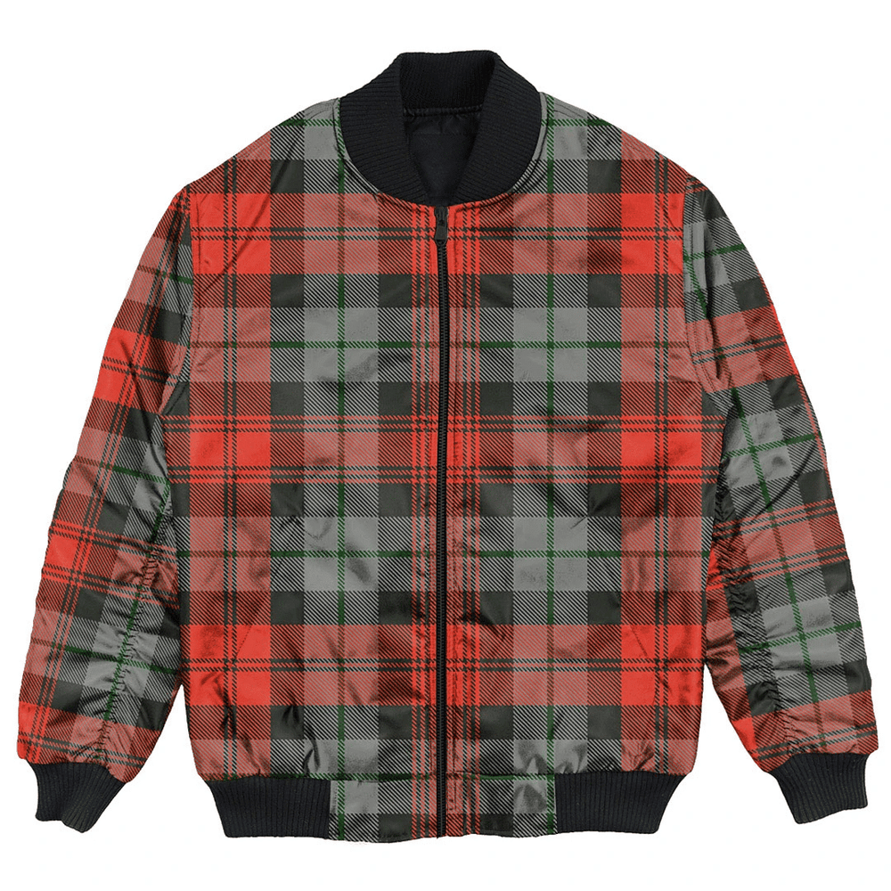 Clan MacLachlan Weathered Tartan Clan Bomber Jacket XW95 MacLachlan Weathered Tartan Tartan Bomber Jacket