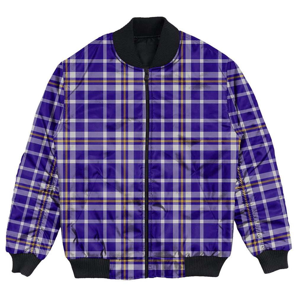 Clan Ochterlony Tartan Clan Bomber Jacket WK25 Ochterlony Tartan Tartan Bomber Jacket