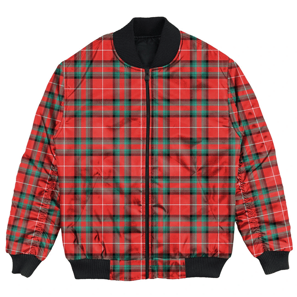 Clan Stuart of Bute Tartan Clan Bomber Jacket WS99 Stuart of Bute Tartan Tartan Bomber Jacket