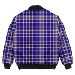 Clan Ochterlony Tartan Clan Bomber Jacket WK25 Ochterlony Tartan Tartan Bomber Jacket