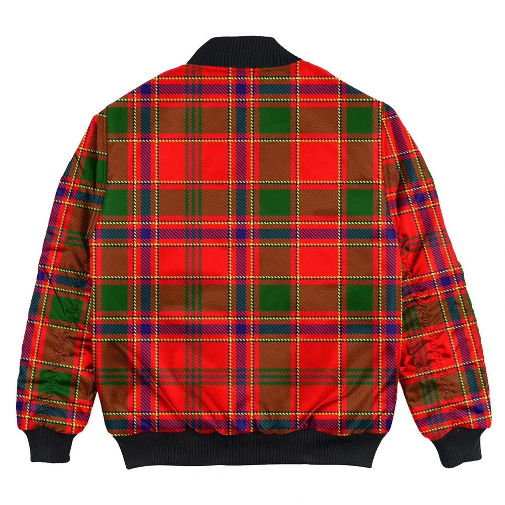 Clan Munro Modern Tartan Bomber Jacket TX13 Munro Modern Tartan Tartan Bomber Jacket