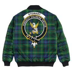 Clan Stewart Hunting Modern Tartan Crest Bomber Jacket OK57 Stewart Hunting Modern Tartan Tartan Bomber Jacket
