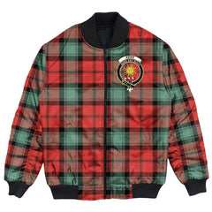 Clan Kerr Ancient Tartan Crest Bomber Jacket CX52 Kerr Ancient Tartan Tartan Bomber Jacket