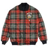 Clan MacLachlan Weathered Tartan Crest Bomber Jacket EC71 MacLachlan Weathered Tartan Tartan Bomber Jacket