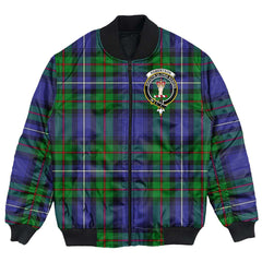 Clan Robertson Hunting Modern Tartan Crest Bomber Jacket TV80 Robertson Hunting Modern Tartan Tartan Bomber Jacket