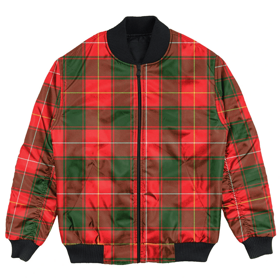 Clan MacPhee Modern Tartan Clan Bomber Jacket OD95 MacPhee Modern Tartan Tartan Bomber Jacket