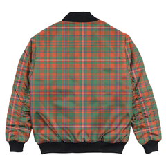 Clan MacKinnon Ancient Tartan Clan Bomber Jacket OA66 MacKinnon Ancient Tartan Tartan Bomber Jacket