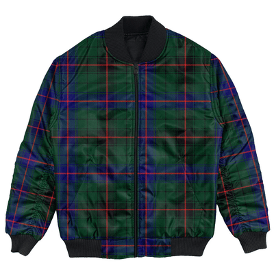 Clan Davidson Modern Tartan Clan Bomber Jacket OB56