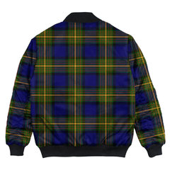 Clan More (Muir) Tartan Clan Bomber Jacket NR40 More (Muir) Tartan Tartan Bomber Jacket