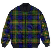 Clan More (Muir) Tartan Clan Bomber Jacket NR40 More (Muir) Tartan Tartan Bomber Jacket