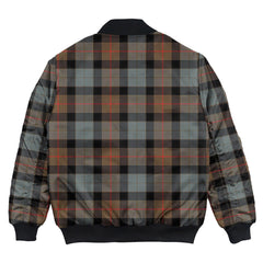 Clan Gunn Weathered Tartan Clan Bomber Jacket WM55 Gunn Weathered Tartan Tartan Bomber Jacket