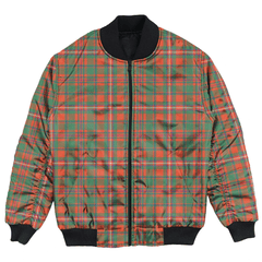 Clan MacKinnon Ancient Tartan Clan Bomber Jacket OA66 MacKinnon Ancient Tartan Tartan Bomber Jacket