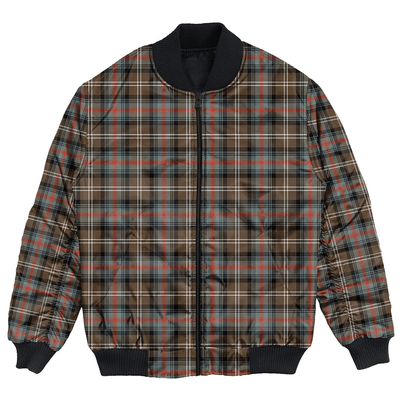 Clan Sutherland Weathered Tartan Clan Bomber Jacket VQ16