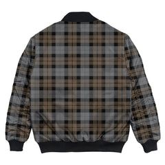 Clan MacKay Weathered Tartan Clan Bomber Jacket RS75 MacKay Weathered Tartan Tartan Bomber Jacket