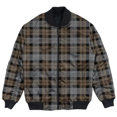 Clan MacKay Weathered Tartan Clan Bomber Jacket RS75 MacKay Weathered Tartan Tartan Bomber Jacket