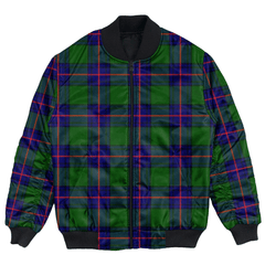 Clan Shaw Modern Tartan Clan Bomber Jacket AT21 Shaw Modern Tartan Tartan Bomber Jacket