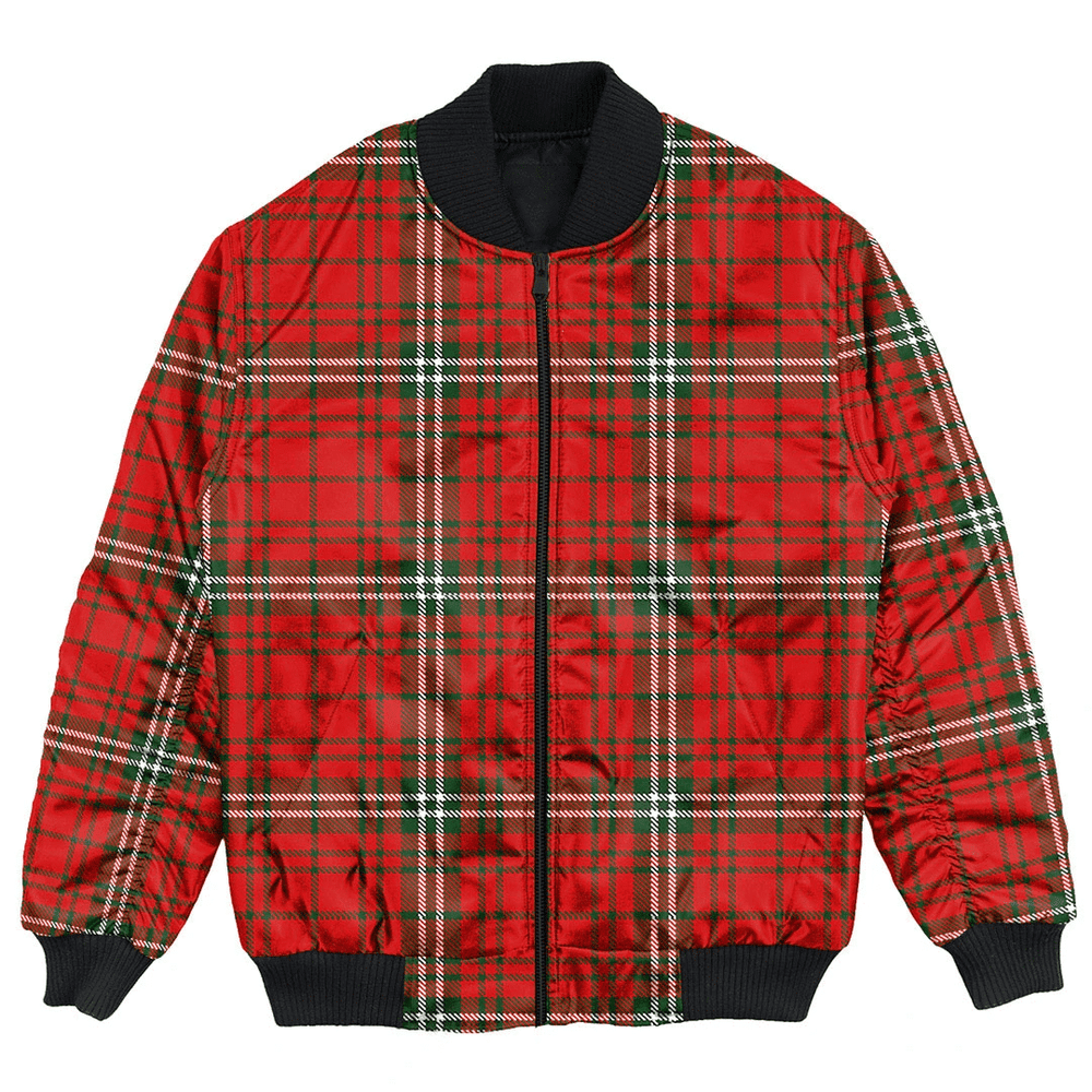 Clan MacLay Modern Tartan Clan Bomber Jacket HE25 MacLay Modern Tartan Tartan Bomber Jacket