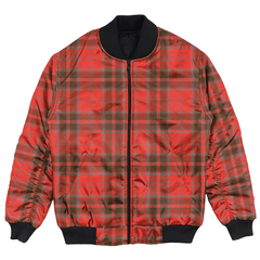 Clan Grant Weathered Tartan Clan Bomber Jacket RX91 Grant Weathered Tartan Tartan Bomber Jacket