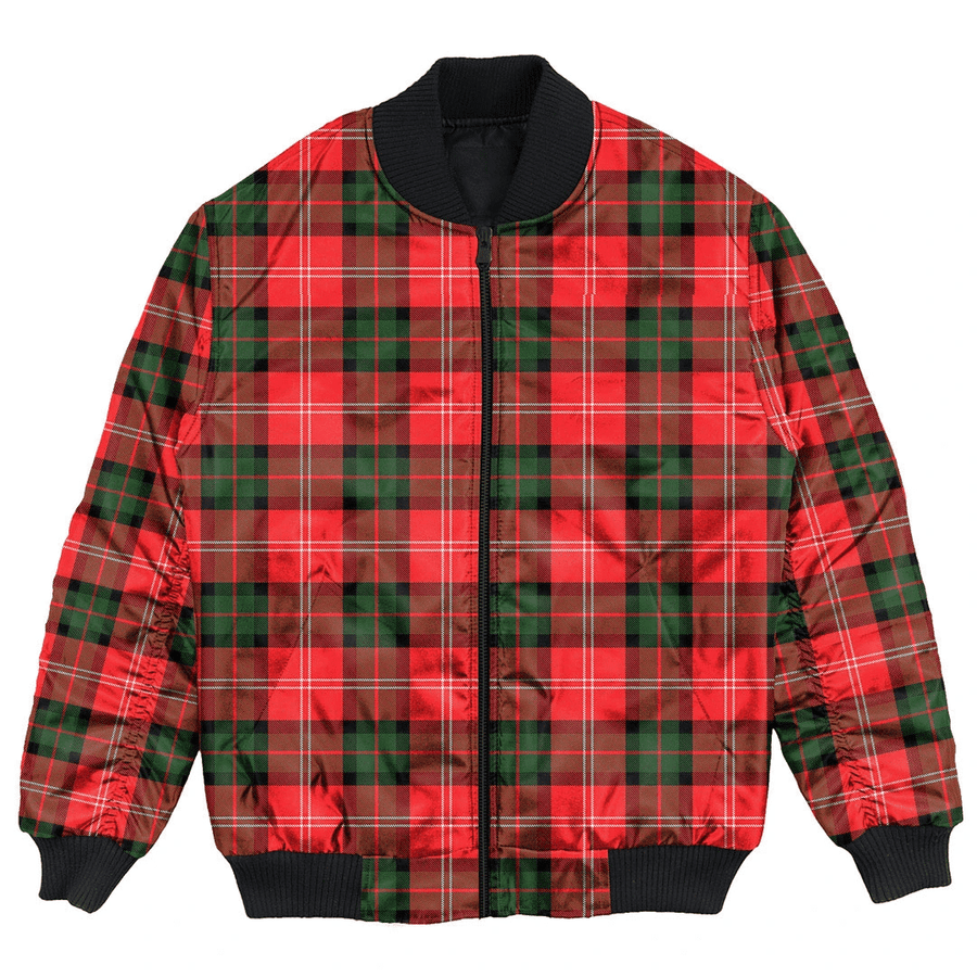 Clan Nesbitt Modern Tartan Clan Bomber Jacket FR59 Nesbitt Modern Tartan Tartan Bomber Jacket