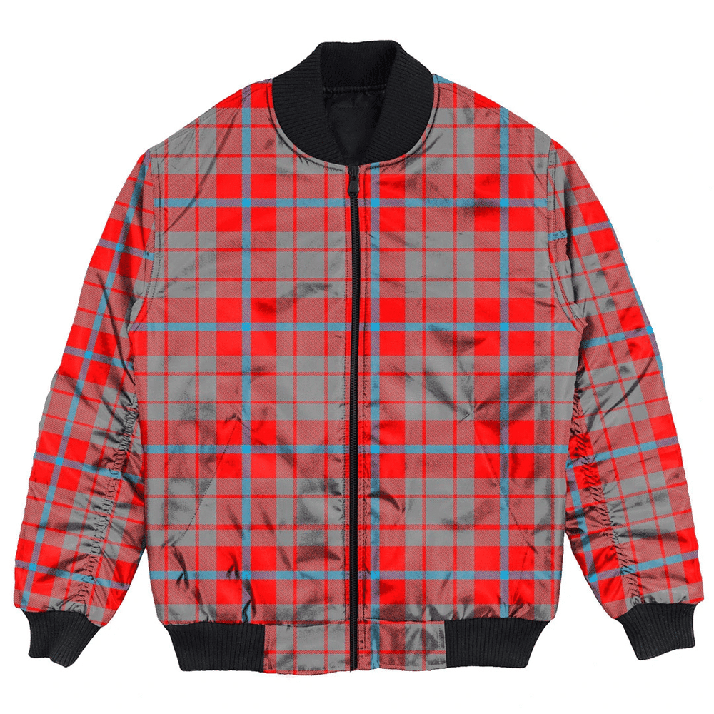 Clan Moubray Tartan Clan Bomber Jacket AI73 Moubray Tartan Tartan Bomber Jacket