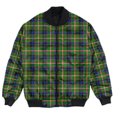 Clan Reid Green Tartan Bomber Jacket DO38 Reid Green Tartan Tartan Bomber Jacket