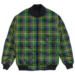 Clan Reid Green Tartan Bomber Jacket DO38 Reid Green Tartan Tartan Bomber Jacket