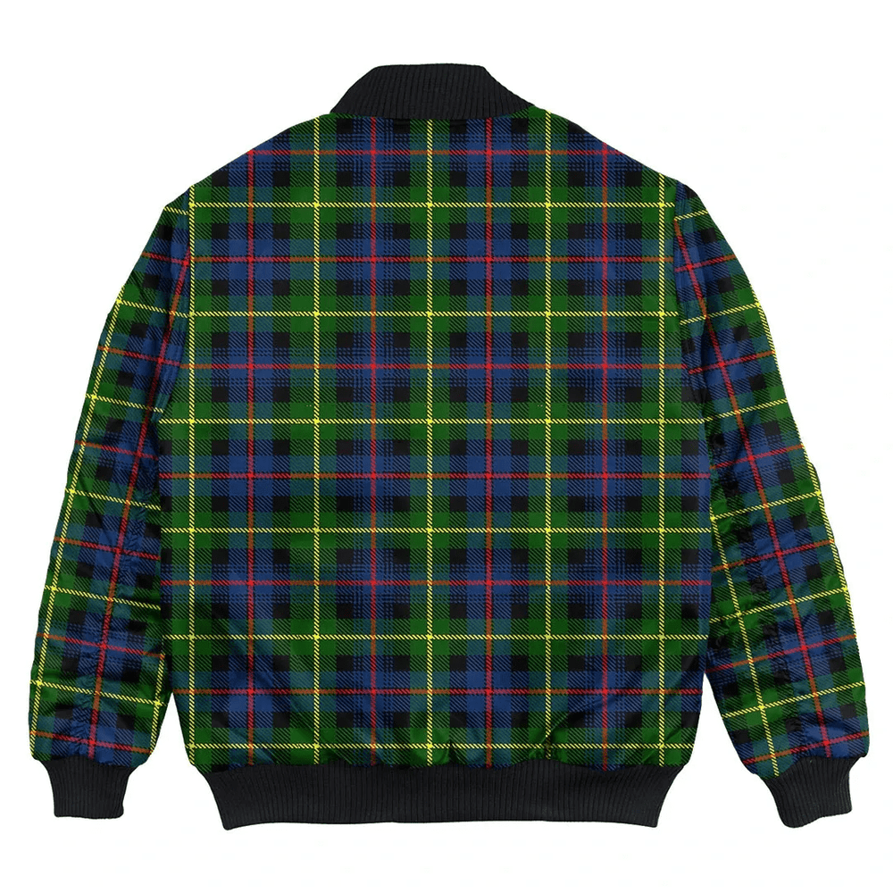 Clan Farquharson Modern Tartan Bomber Jacket FX79 Farquharson Modern Tartan Tartan Bomber Jacket