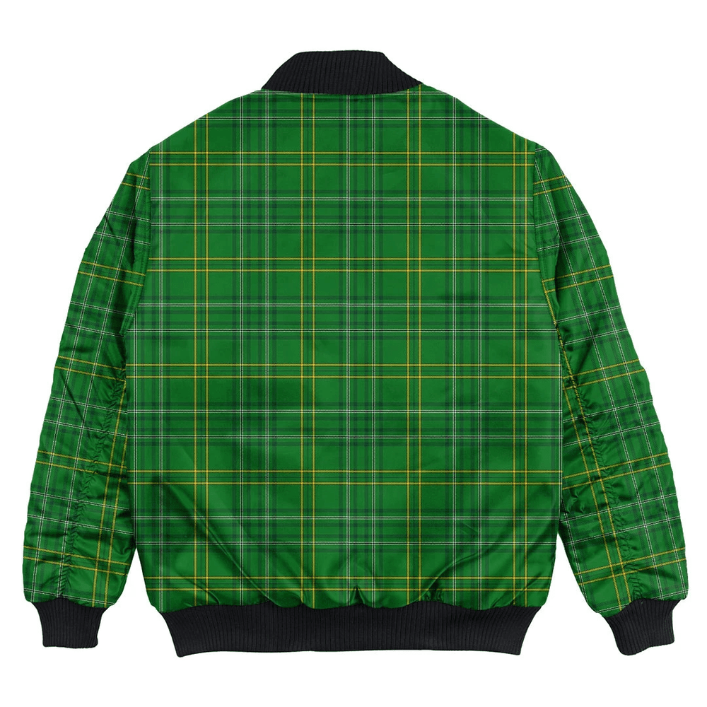 Clan Wexford County Tartan Bomber Jacket VU49 Wexford County Tartan Tartan Bomber Jacket