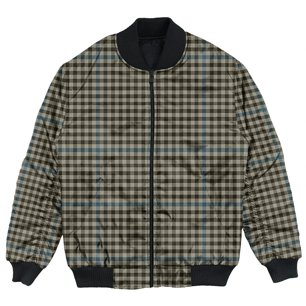 Clan Haig Check Tartan Bomber Jacket TF16 Haig Check Tartan Tartan Bomber Jacket