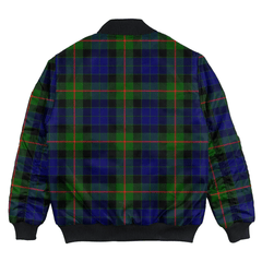 Clan Gunn Modern Tartan Bomber Jacket QZ60 Gunn Modern Tartan Tartan Bomber Jacket