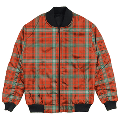 Clan Morrison Red Ancient Tartan Bomber Jacket KD20 Morrison Red Ancient Tartan Tartan Bomber Jacket