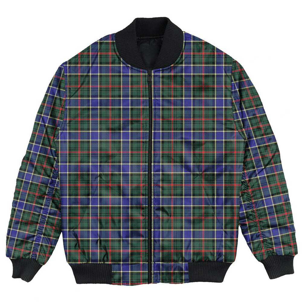 Clan Ogilvie of Airlie Ancient Tartan Bomber Jacket DQ16 Ogilvie of Airlie Ancient Tartan Tartan Bomber Jacket