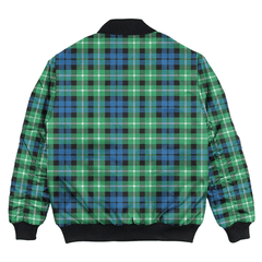 Clan Graham of Montrose Ancient Tartan Bomber Jacket DP81 Graham of Montrose Ancient Tartan Tartan Bomber Jacket