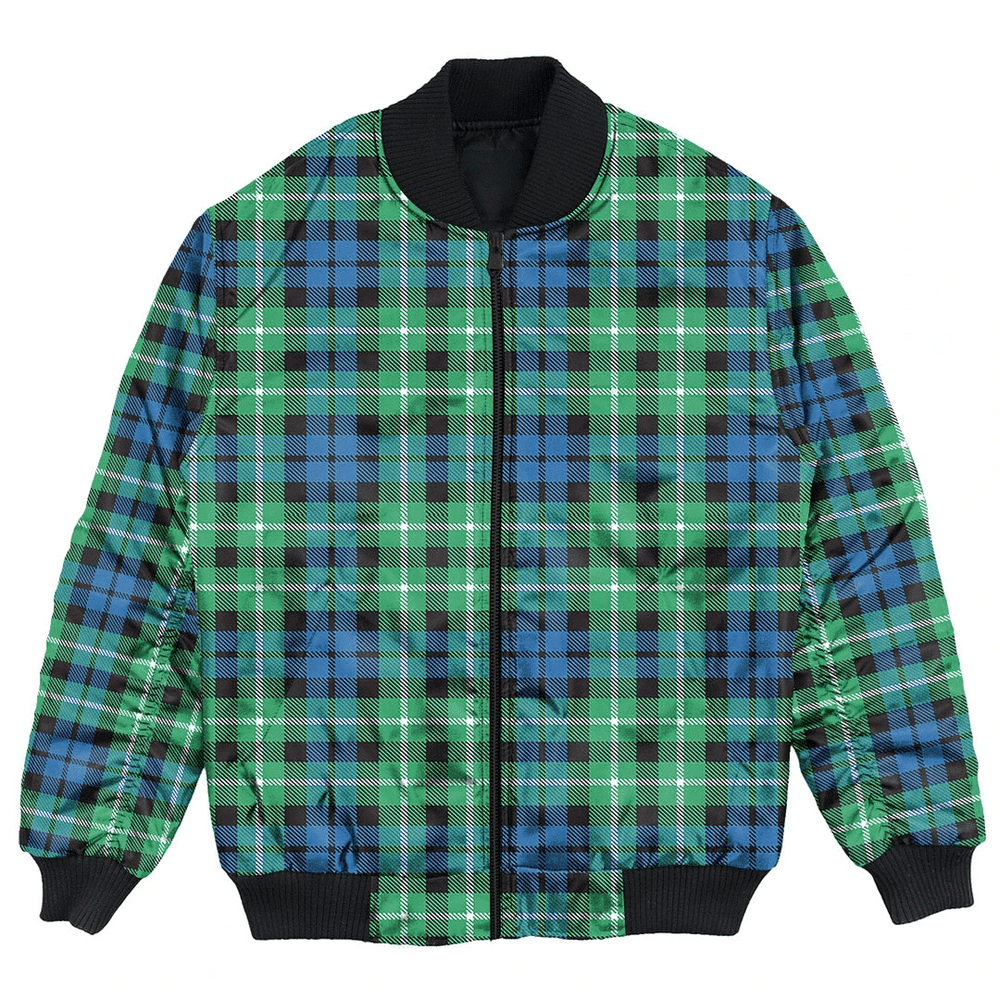 Clan Graham of Montrose Ancient Tartan Bomber Jacket DP81 Graham of Montrose Ancient Tartan Tartan Bomber Jacket