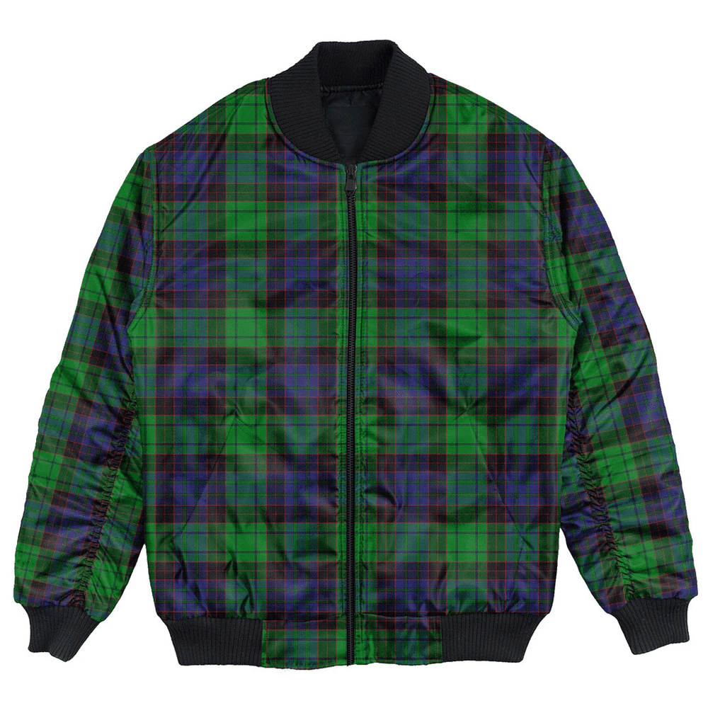 Clan Stewart Old Modern Tartan Bomber Jacket MP87 Stewart Old Modern Tartan Tartan Bomber Jacket