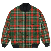 Clan Prince of Wales Tartan Bomber Jacket WF67 Prince of Wales Tartan Tartan Bomber Jacket