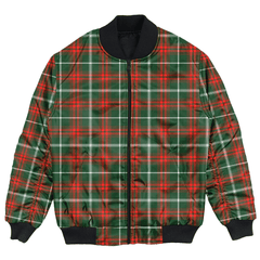 Clan Prince of Wales Tartan Bomber Jacket WF67 Prince of Wales Tartan Tartan Bomber Jacket