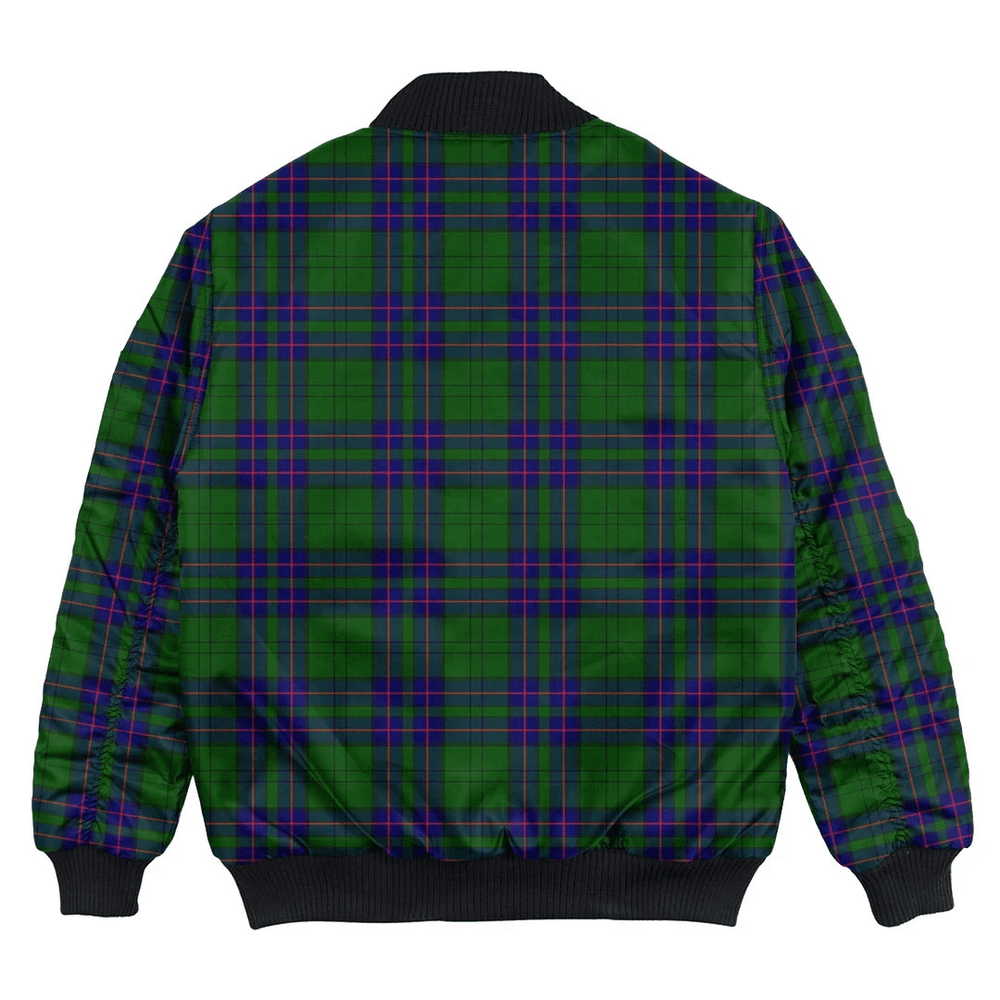 Clan Lockhart Tartan Bomber Jacket BZ17 Lockhart Tartan Tartan Bomber Jacket