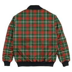 Clan Prince of Wales Tartan Bomber Jacket WF67 Prince of Wales Tartan Tartan Bomber Jacket